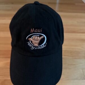 Maui Hang Loose Black Hat Cap Diamond Head Wear